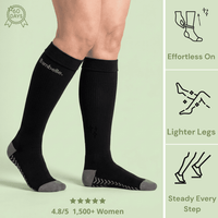 Grounded Support Socks - Black