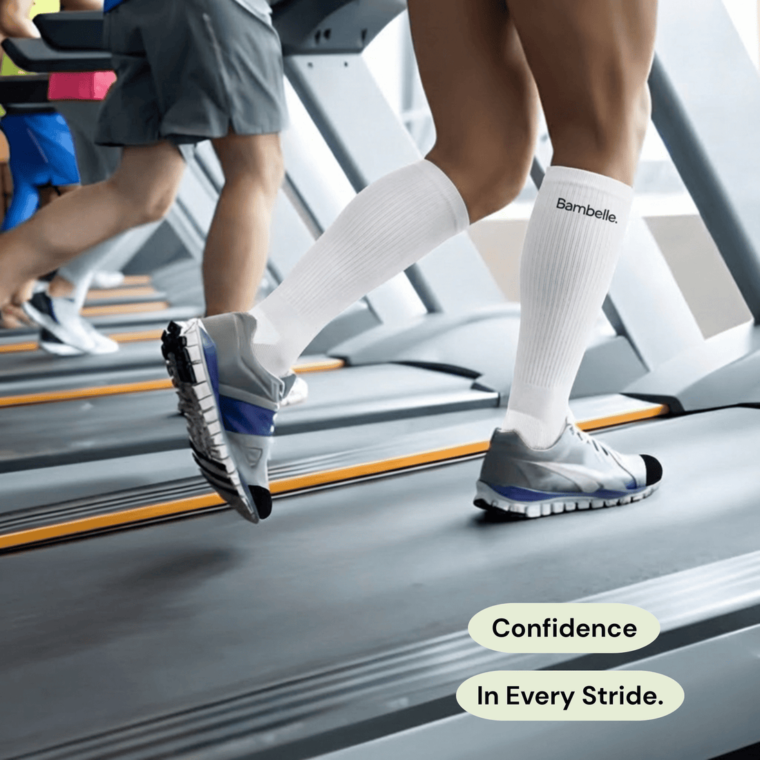 Grounded Support Socks - White