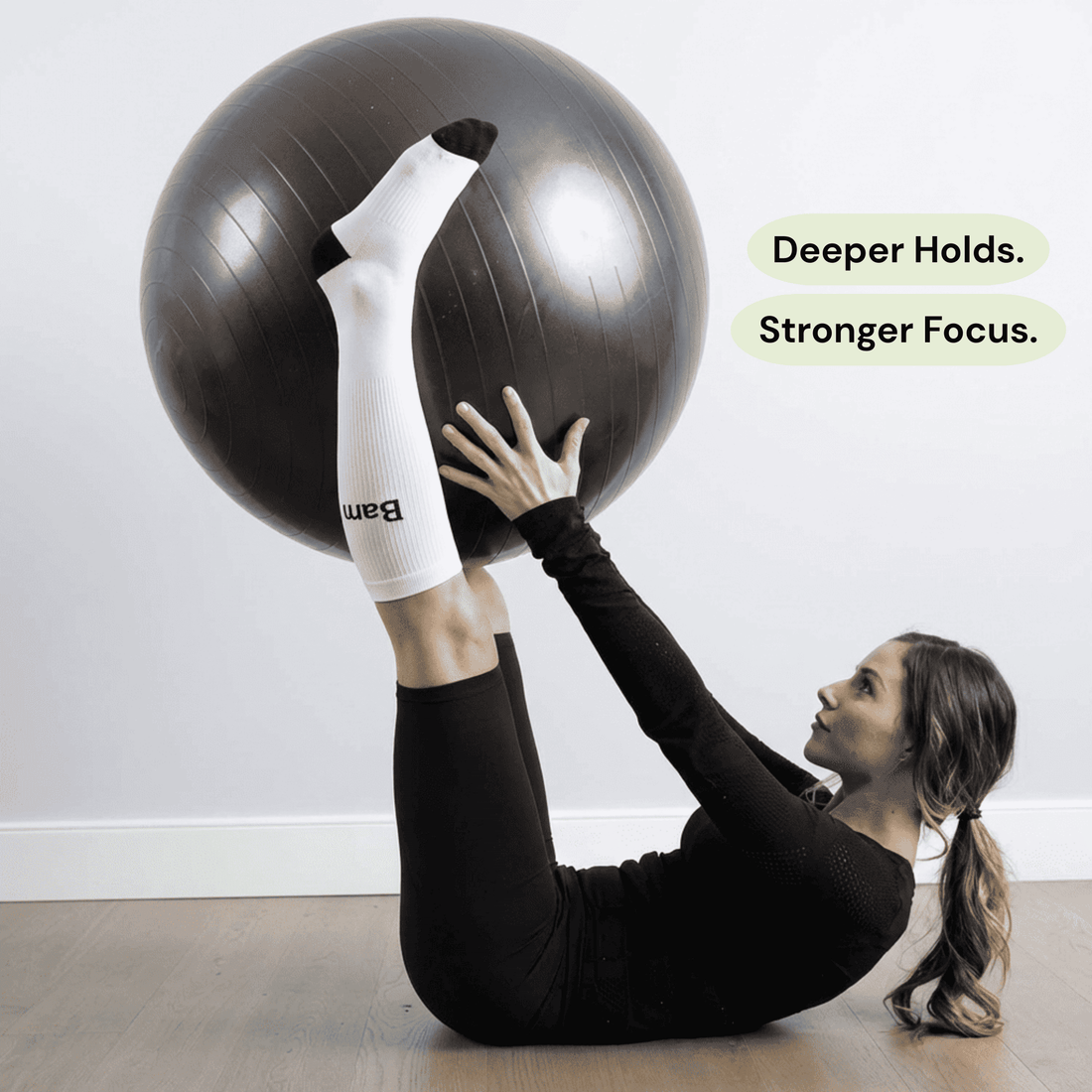 Grounded Support Socks - White