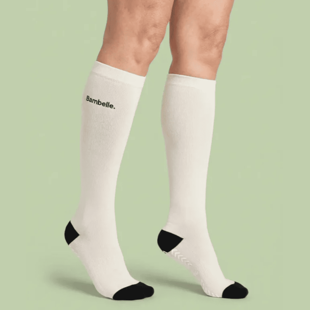 Grounded Support Socks - White