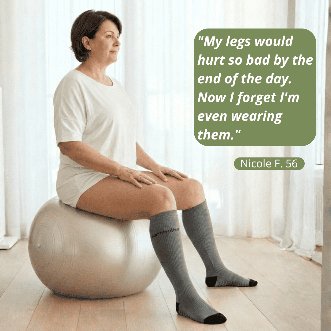 Grounded Support Socks - Grey