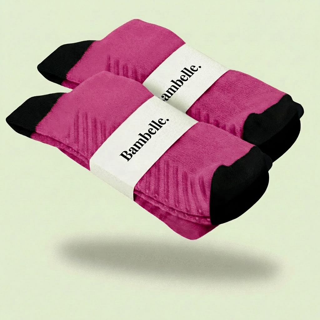 Grounded Support Socks- Darkpink