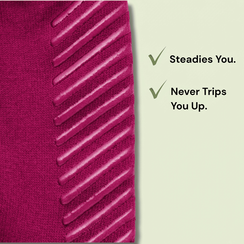 Grounded Support Socks- Darkpink