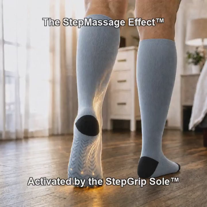 The StepMassage Effect activated by the StepGrip Sole